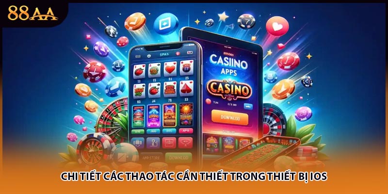 Chi tiết các thao tác cần thiết trong thiết bị iOS